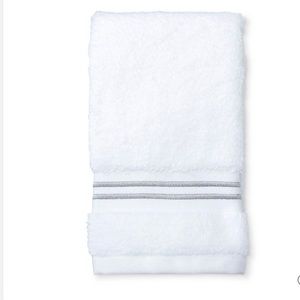 Fieldcrest Bath - NWT fieldcrest micro-cotton Hand towel gray strip Fieldcrest Bath - NWT fieldcrest micro-cotton Hand towel gray strip